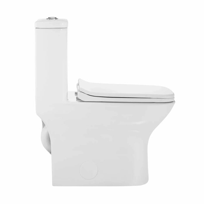 Swiss Madison Carré One-Piece Square Toilet Dual-Flush 1.1/1.6 gpf SM-1T256