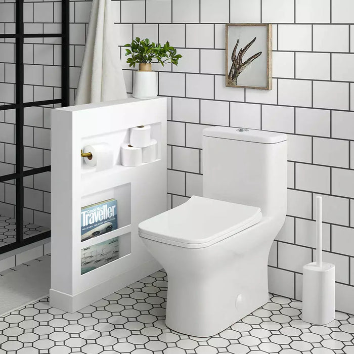 Swiss Madison Carré One-Piece Square Toilet Dual-Flush 1.1/1.6 gpf SM-1T256