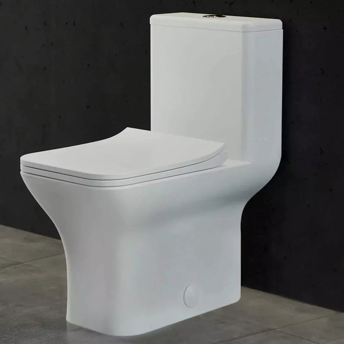 Swiss Madison Carré One-Piece Square Toilet Dual-Flush 1.1/1.6 gpf SM-1T256