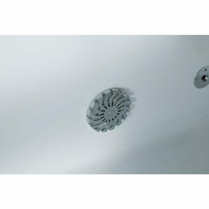 Maya Bath 71" x 38" x 88" Platinum Catania Steam Shower - White 10