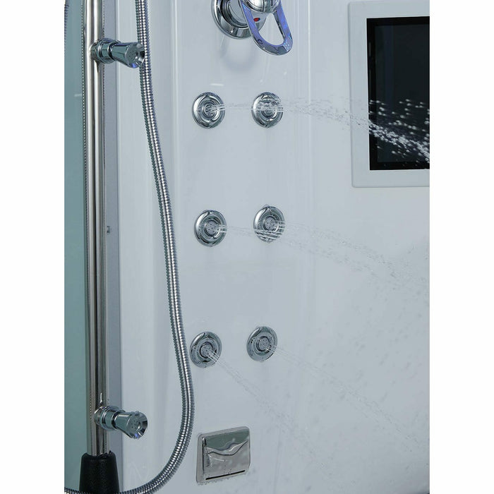 Maya bath Platinum Superior Steam Shower - White 101