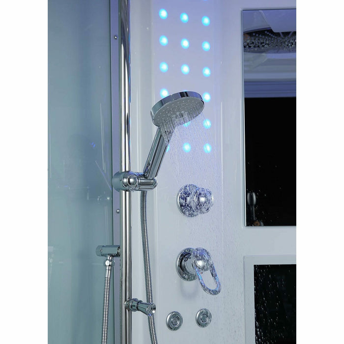 Maya Bath Platinum Catania Steam Shower - White / Right