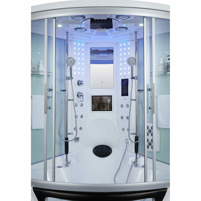 Maya bath Platinum Superior Steam Shower - White 101