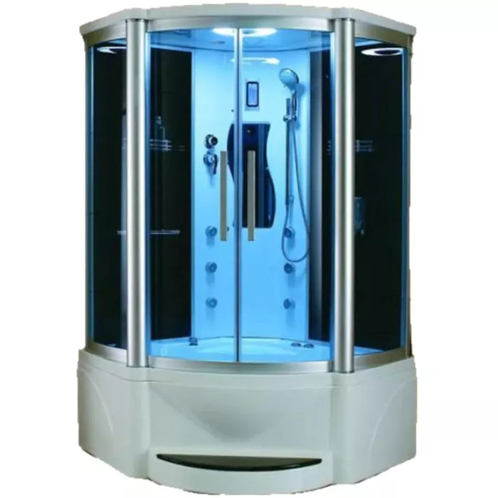 Mesa 48" x 48" x 85" Steam Shower Jetted Tub Combination WS-609