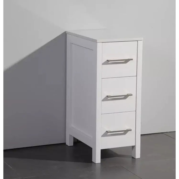 Vanity Art 48 Inch Single Sink Vanity Cabinet with Sink and Mirror (Vessel Sink) - 2 Side Cabinets VA3124-48