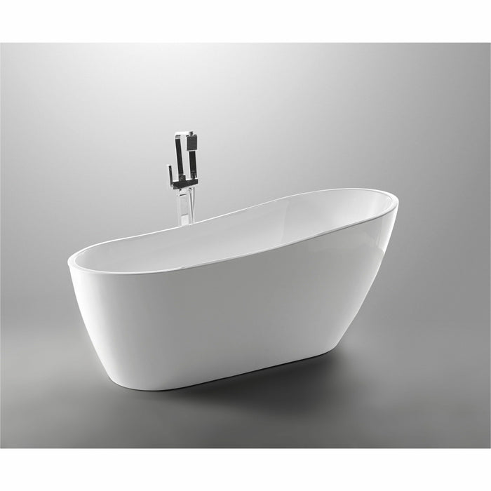 Vanity Art Freestanding Acrylic Soaking Bathtub VA6522