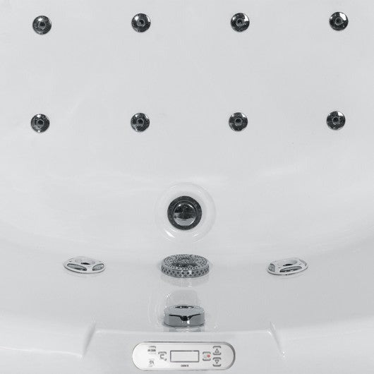 Platinum Eago 59" x 59" x 32" Two Person Corner Whirlpool Tub AM-168JDTSZ