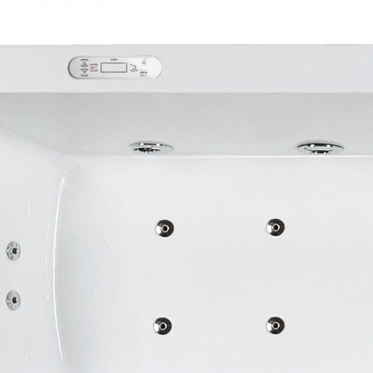 Platinum 70" x 32" x 25" Whirlpool Bathtub with Right Drain Position AM-154JDTSZ-70R