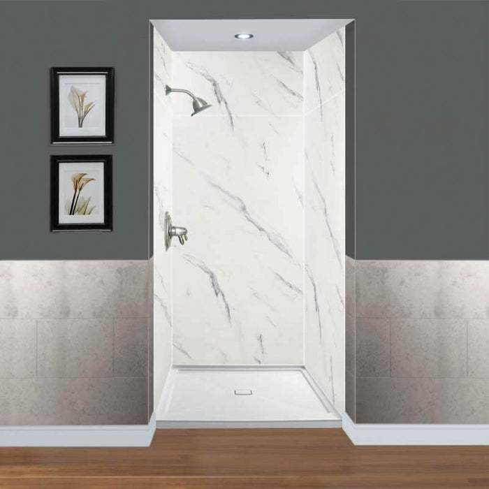 Transolid Expressions 48"x48"x96" Transition Shower Wall Kit EWKX48487224