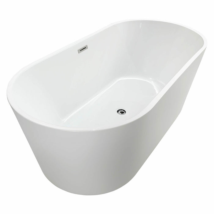 Vanity Art Freestanding Acrylic Soaking Bathtub VA6815