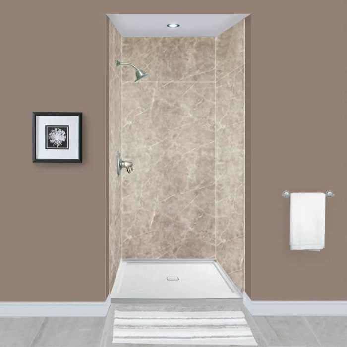 Transolid Expressions 48"x48"x96" Transition Shower Wall Kit EWKX48487224