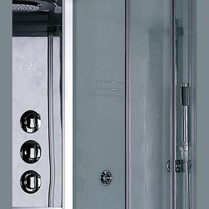 Platinum 35" x 35" x 87" Walk In Steam Shower with Clear Glass DZ934