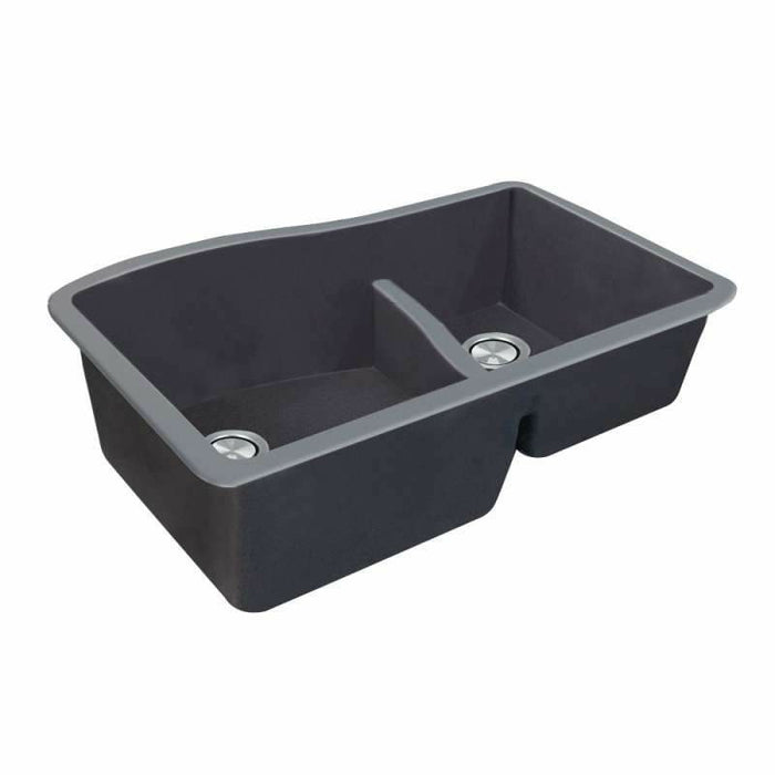 Transolid Aversa SilQ Granite 32-In. Undermount Kitchen Sink AUDA3221-1