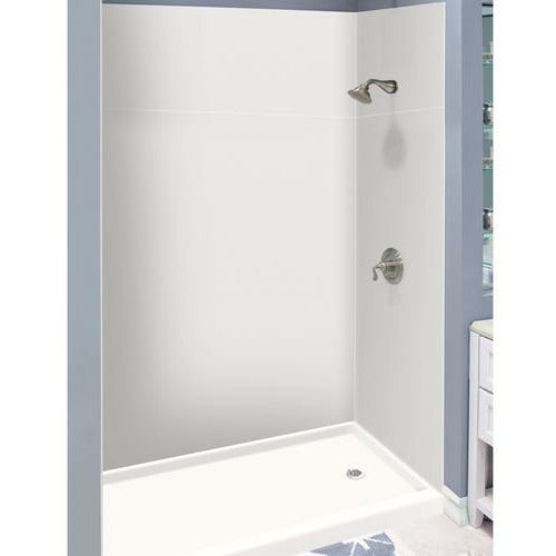 Transolid Expressions 36 in. x 60 in. x 96 in. 6-Piece Easy Up Adhesive Alcove Shower Wall Surround EWKX36367224