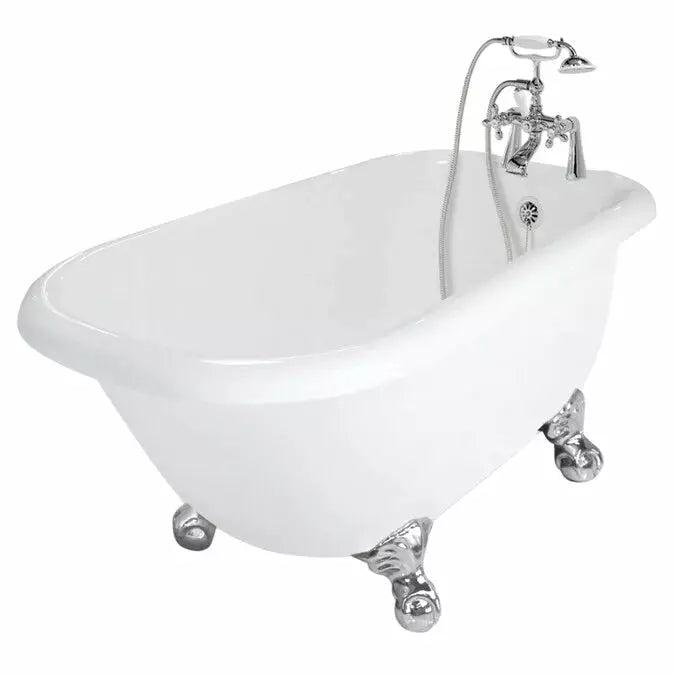 American Bath Factory 54" X 30" Clawfoot Classic Bathtub BA-C