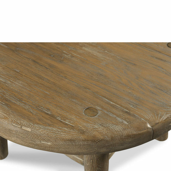 Woodbridge Furniture 30”W x 18"H Kindred Cocktail Table Antique Finish LL205-41