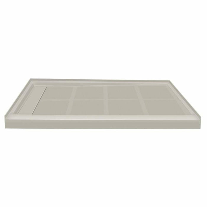 Transolid Linear 48-In X 36-In Rectangular Alcove Shower Base FL4836