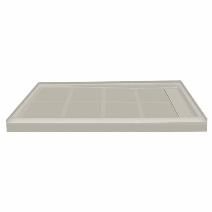 Transolid Linear 48-In X 36-In Rectangular Alcove Shower Base FL4836