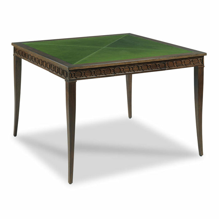 Woodbridge Furniture 42”W x 30”H Scot Game Table Mink Finish TF507-13