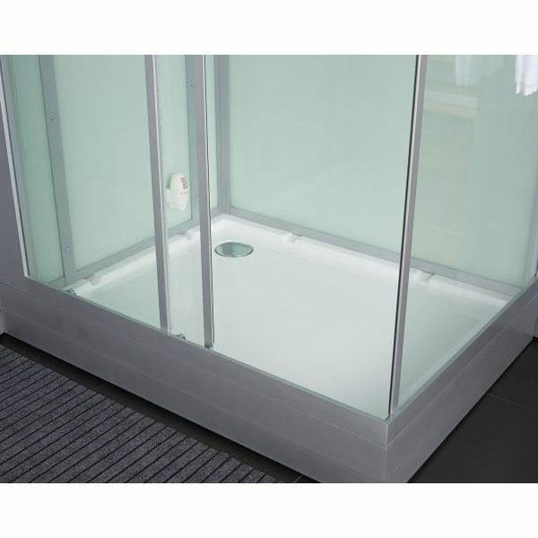 Maya Bath Platinum Lucca 47" × 33" × 88" Steam Shower - White 20