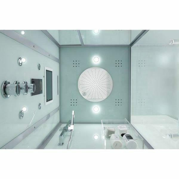 Maya Bath Platinum Arezzo 37" x 37" x 88" Steam Shower - White  20