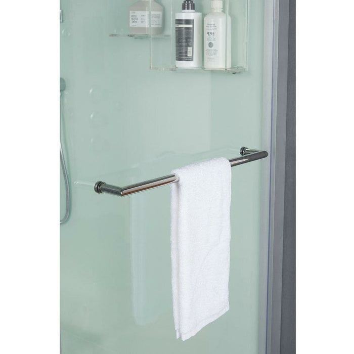 Maya Bath Platinum Lucca 47" × 33" × 88" Steam Shower - White 20